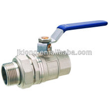 J2003 Nickel plated F/M Brass ball valve